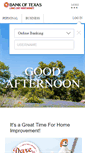 Mobile Screenshot of bankoftexas.com